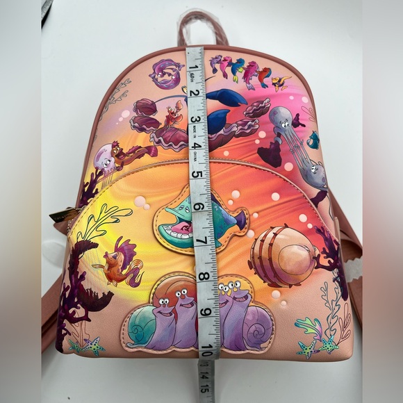 NWT Danielle Nicole Little Mermaid Mini Backpack - Picture 3 of 7